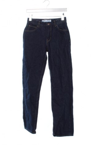 Damskie jeansy Bershka, Rozmiar XS, Kolor Niebieski, Cena 95,99 zł