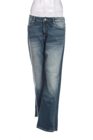 Blugi de femei Bershka, Mărime XL, Culoare Albastru, Preț 73,98 Lei