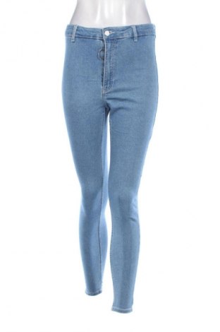 Blugi de femei Bershka, Mărime M, Culoare Albastru, Preț 74,81 Lei