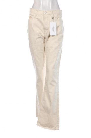 Blugi de femei Calvin Klein Jeans, Mărime M, Culoare Bej, Preț 509,99 Lei
