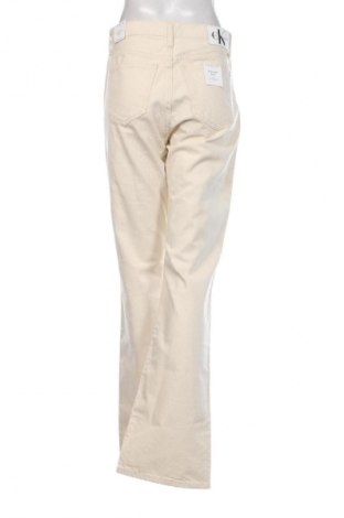 Blugi de femei Calvin Klein Jeans, Mărime M, Culoare Bej, Preț 509,99 Lei