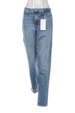 Дамски дънки Calvin Klein Jeans, Размер M, Цвят Син, Цена 157,99 лв.