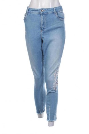 Dámske džínsy  F&F, Veľkosť XXL, Farba Modrá, Cena  13,95 €