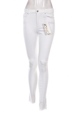 Blugi de femei ONLY, Mărime S, Culoare Alb, Preț 251,99 Lei