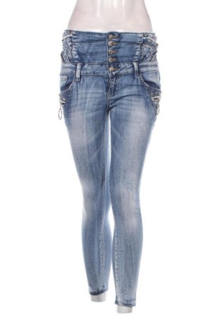 Blugi de femei Original Denim, Mărime M, Culoare Albastru, Preț 94,99 Lei
