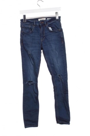 Blugi de femei Pull&Bear, Mărime M, Culoare Albastru, Preț 94,99 Lei