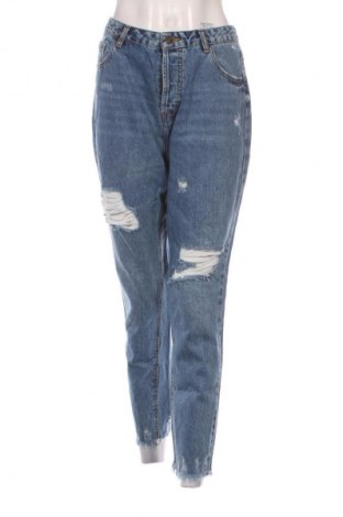 Дамски дънки Pull&Bear, Размер M, Цвят Син, Цена 29,99 лв.