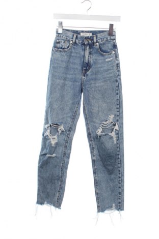 Dámske džínsy  Pull&Bear, Veľkosť XXS, Farba Modrá, Cena  15,38 €