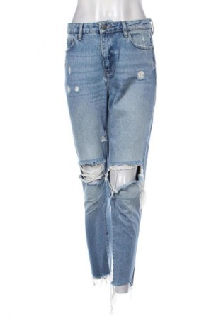 Blugi de femei Pull&Bear, Mărime S, Culoare Albastru, Preț 73,36 Lei