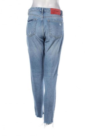 Blugi de femei Pull&Bear, Mărime S, Culoare Albastru, Preț 73,36 Lei