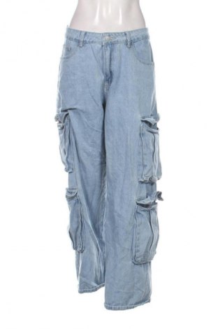 Damskie jeansy SHEIN, Rozmiar L, Kolor Niebieski, Cena 95,99 zł