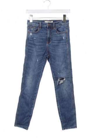 Dámske džínsy  Stradivarius, Veľkosť XS, Farba Modrá, Cena  16,95 €