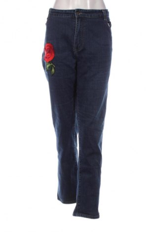 Damskie jeansy Unbranded, Rozmiar XXL, Kolor Niebieski, Cena 127,59 zł