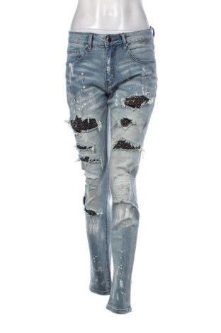 Blugi de femei Unbranded, Mărime M, Culoare Albastru, Preț 74,00 Lei