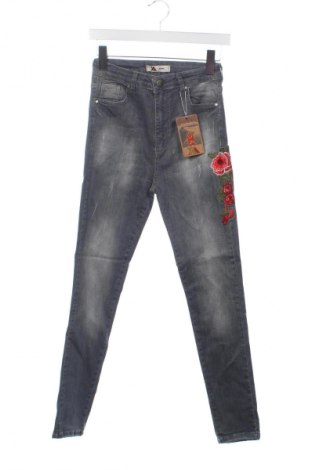 Damskie jeansy Unbranded, Rozmiar XS, Kolor Kolorowy, Cena 59,99 zł