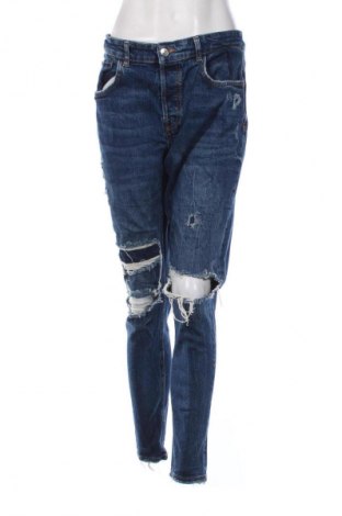 Blugi de femei Zara, Mărime XL, Culoare Albastru, Preț 68,88 Lei