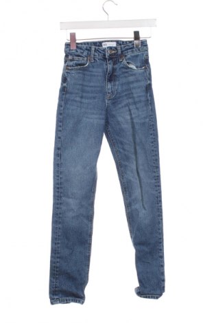 Damskie jeansy Zara, Rozmiar XXS, Kolor Niebieski, Cena 69,36 zł
