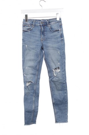 Dámske džínsy  Zara, Veľkosť XS, Farba Modrá, Cena  13,81 €