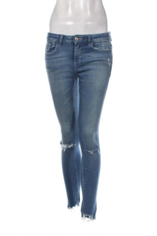 Damskie jeansy Zara, Rozmiar S, Kolor Niebieski, Cena 40,99 zł