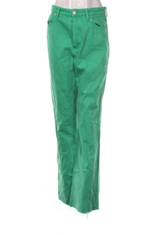 Дамски дънки Zara, Размер M, Цвят Зелен, Цена 27,99 лв.