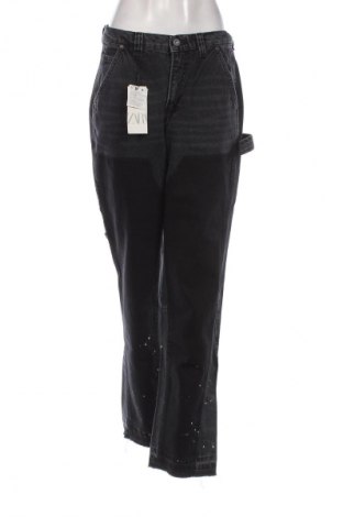 Damskie jeansy Zara, Rozmiar L, Kolor Niebieski, Cena 142,53 zł