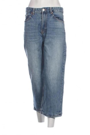 Damskie jeansy Zara, Rozmiar S, Kolor Niebieski, Cena 62,92 zł