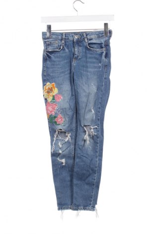 Dámske džínsy  Zara Trafaluc, Veľkosť XS, Farba Modrá, Cena  13,81 €