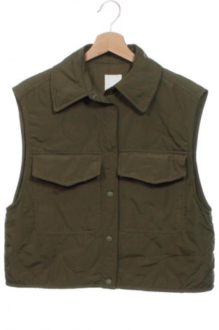 Дамски елек H&M, Размер XS, Цвят Зелен, Цена 77,99 лв.