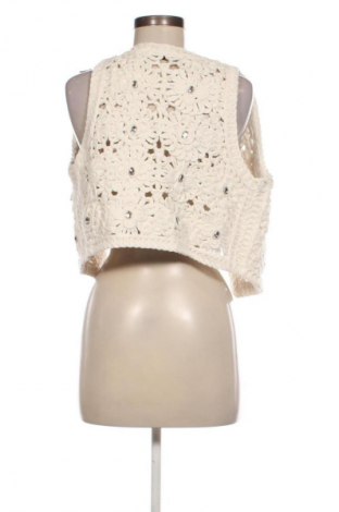 Vestă de femei Zara, Mărime M, Culoare Alb, Preț 88,99 Lei
