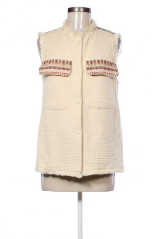 Damenweste Zara Trafaluc, Größe M, Farbe Ecru, Preis 13,84 €