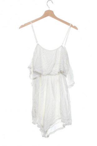Salopetă scurtă de damă Amisu, Mărime XS, Culoare Alb, Preț 127,99 Lei