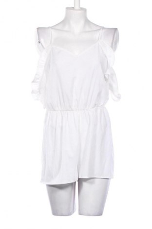 Women's short jumpsuit Boohoo, Μέγεθος M, Χρώμα Λευκό, Τιμή 24,99 €