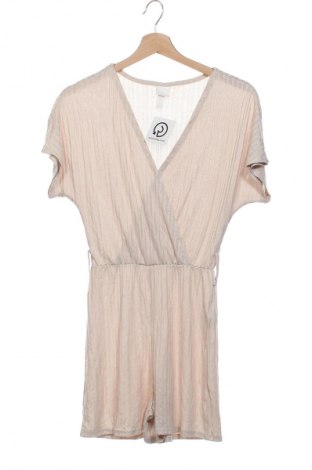 Kurzer Damenoverall H&M, Größe XS, Farbe Beige, Preis 26,99 €