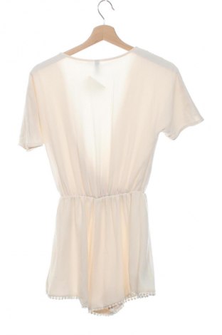Women's short jumpsuit H&M Divided, Μέγεθος XS, Χρώμα Εκρού, Τιμή 24,99 €