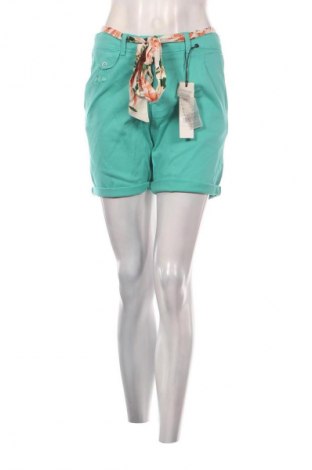 Pantaloni scurți de femei Geographical Norway, Mărime M, Culoare Verde, Preț 431,99 Lei