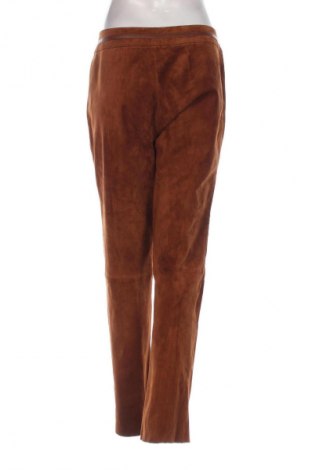 Pantaloni de piele pentru damă Intrend, Mărime L, Culoare Maro, Preț 673,28 Lei