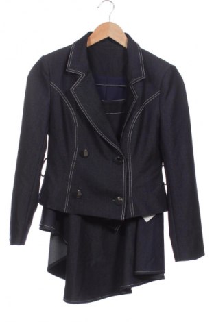 Дамски костюм Unbranded, Размер XS, Цвят Син, Цена 88,00 лв.