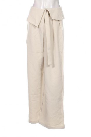 Pantaloni de femei ABOUT YOU X MILLANE, Mărime M, Culoare Ecru, Preț 457,99 Lei