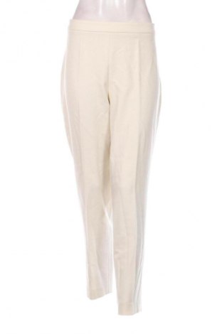 Pantaloni de femei BOSS, Mărime L, Culoare Ecru, Preț 414,99 Lei