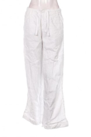 Pantaloni de femei Bershka, Mărime S, Culoare Alb, Preț 150,99 Lei
