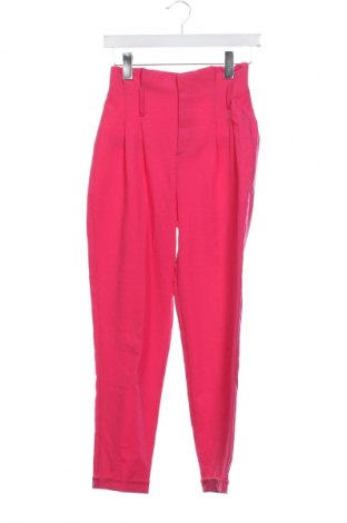 Damskie spodnie Bershka, Rozmiar XXS, Kolor Różowy, Cena 95,99 zł