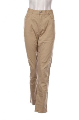 Damskie spodnie H&M, Rozmiar XL, Kolor Beżowy, Cena 95,99 zł
