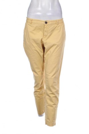 Damskie spodnie H&M L.O.G.G., Rozmiar L, Kolor Żółty, Cena 68,33 zł