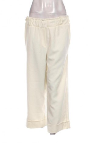 Damenhose Made In Italy, Größe L, Farbe Ecru, Preis 20,99 €