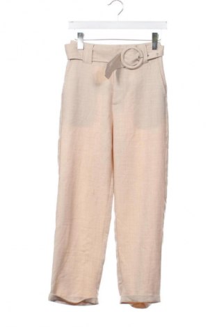 Damskie spodnie Stradivarius, Rozmiar XS, Kolor Beżowy, Cena 95,99 zł