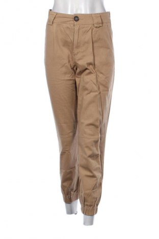 Pantaloni de femei Stradivarius, Mărime S, Culoare Bej, Preț 73,36 Lei