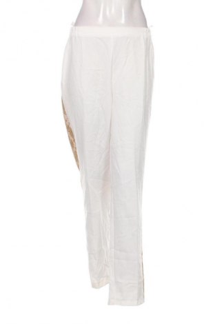 Damskie spodnie Unbranded, Rozmiar XXL, Kolor ecru, Cena 67,99 zł