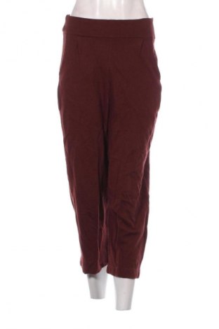 Pantaloni de femei Zara Trafaluc, Mărime S, Culoare Roșu, Preț 88,99 Lei