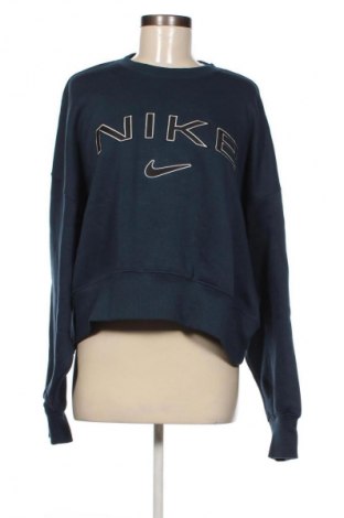 Дамски полар Nike, Размер M, Цвят Син, Цена 109,99 лв.