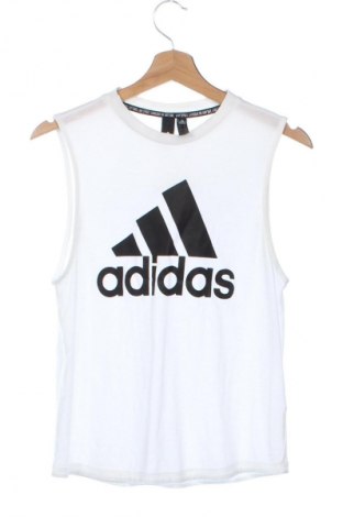 Damska koszulka na ramiączkach Adidas, Rozmiar XS, Kolor Biały, Cena 62,18 zł
